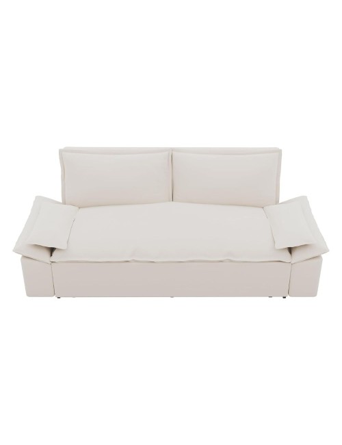 Divano letto Belly 2 posti colore beige 185x85x85H