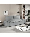 Divano letto Belly 2 posti colore grigio 185x85x85H