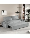 Divano letto Belly 2 posti colore grigio 185x85x85H
