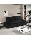 Divano letto Belly 2 posti colore nero 185x85x85H