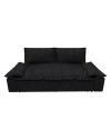 Divano letto Belly 2 posti colore nero 185x85x85H