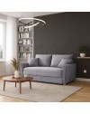 Divano Letto Cassie 3 posti tessuto grigio 176x93x97H: Stile, Comfort e Funzionalità
