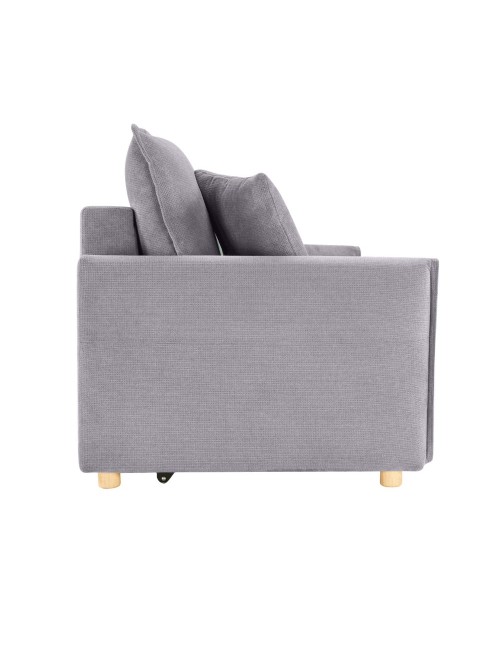 Divano Letto Cassie 3 posti tessuto grigio 176x93x97H: Stile, Comfort e Funzionalità