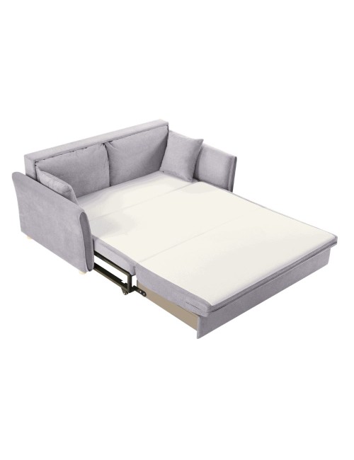 Divano Letto Cassie 3 posti tessuto grigio 176x93x97H: Stile, Comfort e Funzionalità