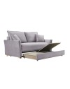 Divano Letto Cassie 3 posti tessuto grigio 176x93x97H: Stile, Comfort e Funzionalità