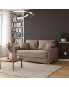 Divano Letto Cassie 3 posti tessuto tortora 176x93x97H: Stile, Comfort e Funzionalità