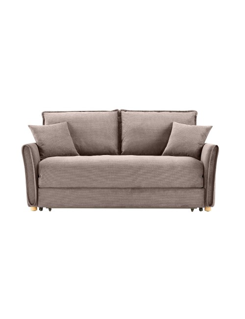 Divano Letto Cassie 3 posti tessuto tortora 176x93x97H: Stile, Comfort e Funzionalità
