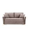 Divano Letto Cassie 3 posti tessuto tortora 176x93x97H: Stile, Comfort e Funzionalità