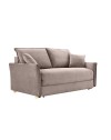 Divano Letto Cassie 3 posti tessuto tortora 176x93x97H: Stile, Comfort e Funzionalità