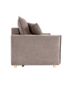 Divano Letto Cassie 3 posti tessuto tortora 176x93x97H: Stile, Comfort e Funzionalità