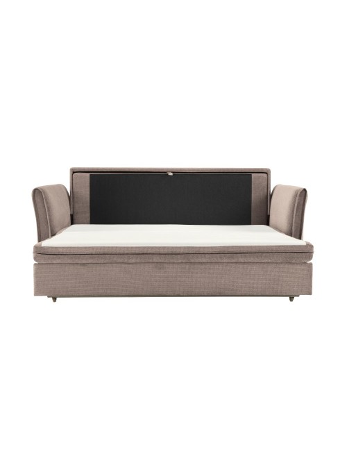 Divano Letto Cassie 3 posti tessuto tortora 176x93x97H: Stile, Comfort e Funzionalità