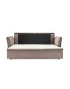 Divano Letto Cassie 3 posti tessuto tortora 176x93x97H: Stile, Comfort e Funzionalità
