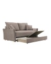 Divano Letto Cassie 3 posti tessuto tortora 176x93x97H: Stile, Comfort e Funzionalità