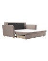 Divano Letto Cassie 3 posti tessuto tortora 176x93x97H: Stile, Comfort e Funzionalità