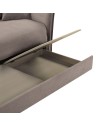 Divano Letto Cassie 3 posti tessuto tortora 176x93x97H: Stile, Comfort e Funzionalità