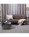 Divano click-clack Daynora marrone con funzione letto 168x83x75.5H
