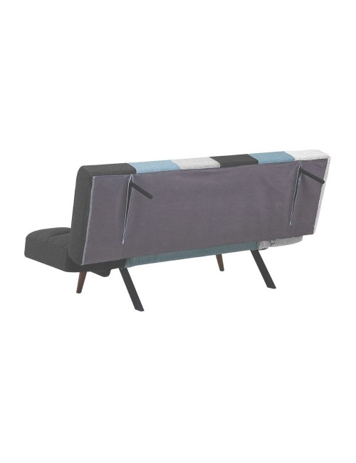 Divano con funzione letto e braccioli reclinabili Dube patchwork 181x81x86h