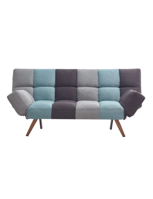 Divano con funzione letto e braccioli reclinabili Dube patchwork 181x81x86h