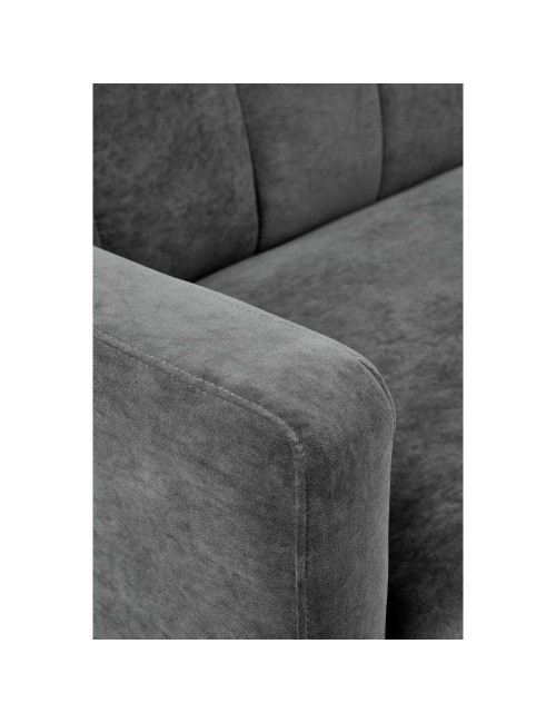 Divano letto tessuto grigio Issyk 198x86x81h