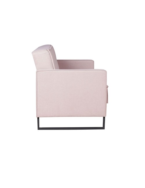 Divano funzione letto e contenitore Legen 3 Posti in vellutino rosa antico 210x85x87H