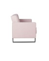 Divano funzione letto e contenitore Legen 3 Posti in vellutino rosa antico 210x85x87H