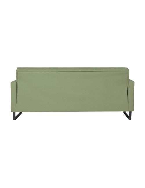 Divano funzione letto e contenitore Legen 3 Posti in vellutino verde oliva 210x85x87H