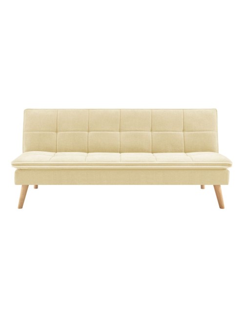 Divano letto Lunaria 3 posti colore crema design moderno 182x88x80H