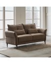 Divano 2 posti Nutmeg in tessuto beige 160x76x86H