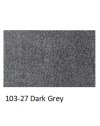 Divano 2 posti Nutmeg in tessuto grigio scuro 160x76x86H