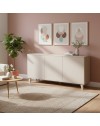 Madia Nimes Moran 3 Ante Beige 154 cm con Apertura Push-Pull – Design Moderno