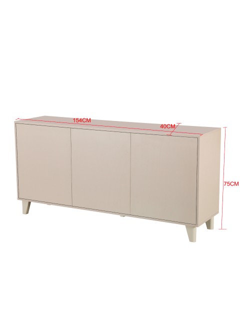 Madia Nimes Moran 3 Ante Beige 154 cm con Apertura Push-Pull – Design Moderno