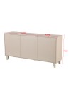 Madia Nimes Moran 3 Ante Beige 154 cm con Apertura Push-Pull – Design Moderno