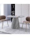 Tavolo rotondo Ben100 colore cemento 100x100x75.5H