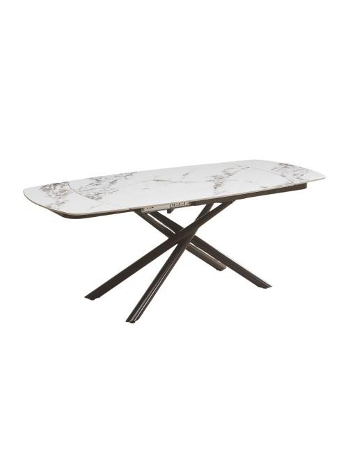 Tavolo girevole Allungabile Astrid piano ceramica 140x90x76H