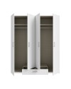 Armadio Arcadia 4 ante e 1 cassetto bianco 177.5x54x210.5H