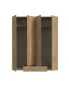 Armadio Arcadia 4 ante e 1 cassetto rovere 177.5x54x210.5H