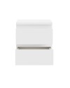 Comodino Morgan 2 cassetti bianco – 41.8x32.2x49.3H