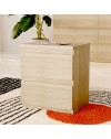 Comodino Morgan 2 cassetti rovere – 41.8x32.2x49.3H