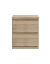 Comodino Morgan 2 cassetti rovere – 41.8x32.2x49.3H