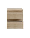 Comodino Morgan 2 cassetti rovere – 41.8x32.2x49.3H
