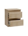 Comodino Morgan 2 cassetti rovere – 41.8x32.2x49.3H