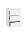 Cassettiera Morgan 3 cassetti bianco – 42x32x61H