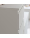 Cassettiera Morgan 3 cassetti bianco – 77.2x42.2x80H