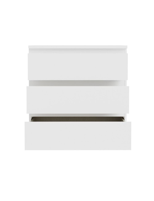 Cassettiera Morgan 3 cassetti bianco – 77.2x42.2x80H