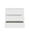 Cassettiera Morgan 3 cassetti bianco – 77.2x42.2x80H