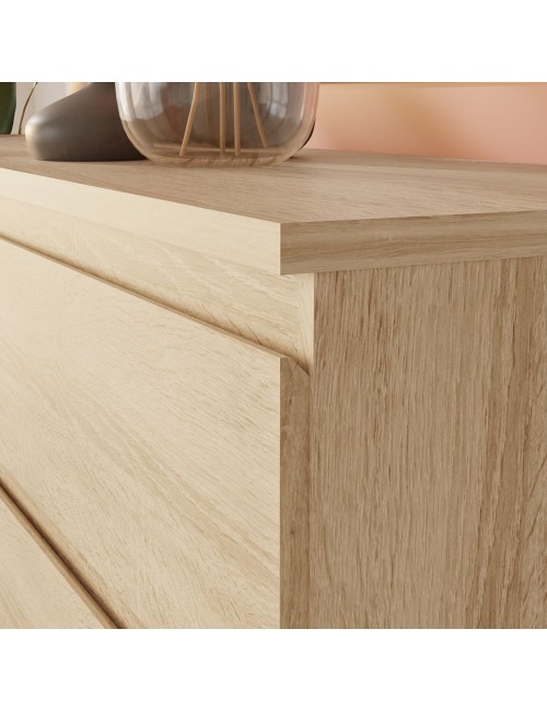 Cassettiera Morgan 3 cassetti rovere – 77.2x42.2x80H