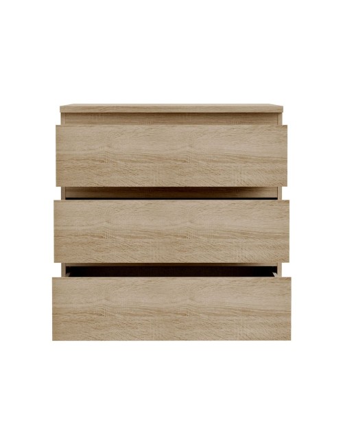 Cassettiera Morgan 3 cassetti rovere – 77.2x42.2x80H