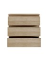 Cassettiera Morgan 3 cassetti rovere – 77.2x42.2x80H