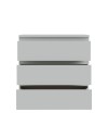 Cassettiera Morgan 3 cassetti grigio ghiaccio – 77.2x42.2x80H