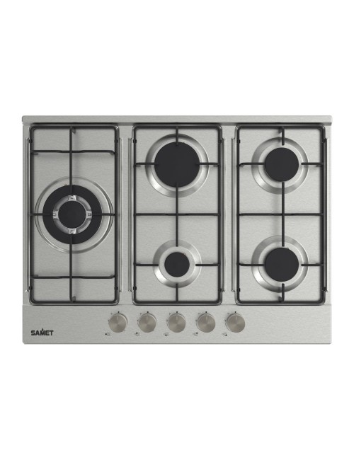 Piano Cottura gas 5 fuochi 70 cm acciaio inox Samet Ercole2 prezzo